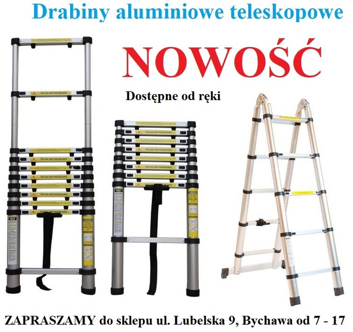 Drabiny teleskopowe